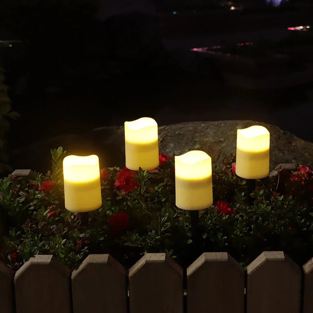 LED Solar Kerze Outdoor – Wetterfeste Solarlampe für Garten, Balkon, Terrasse | Brehn