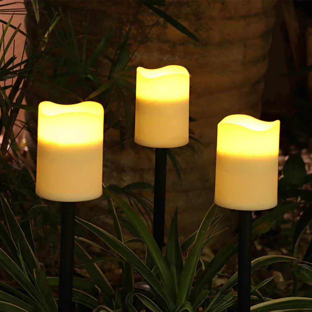 LED Solar Kerze Outdoor – Wetterfeste Solarlampe für Garten, Balkon, Terrasse | Brehn