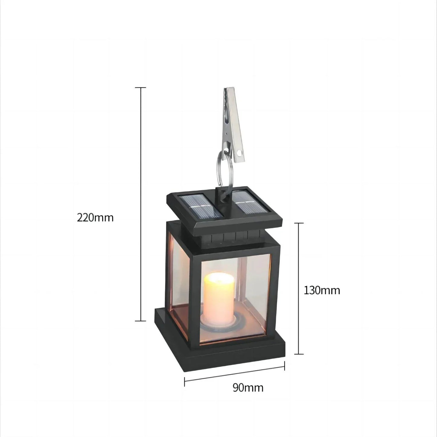 SolarGlow – LED Gartenlaterne mit wetterfestem Gehäuse | Brehn