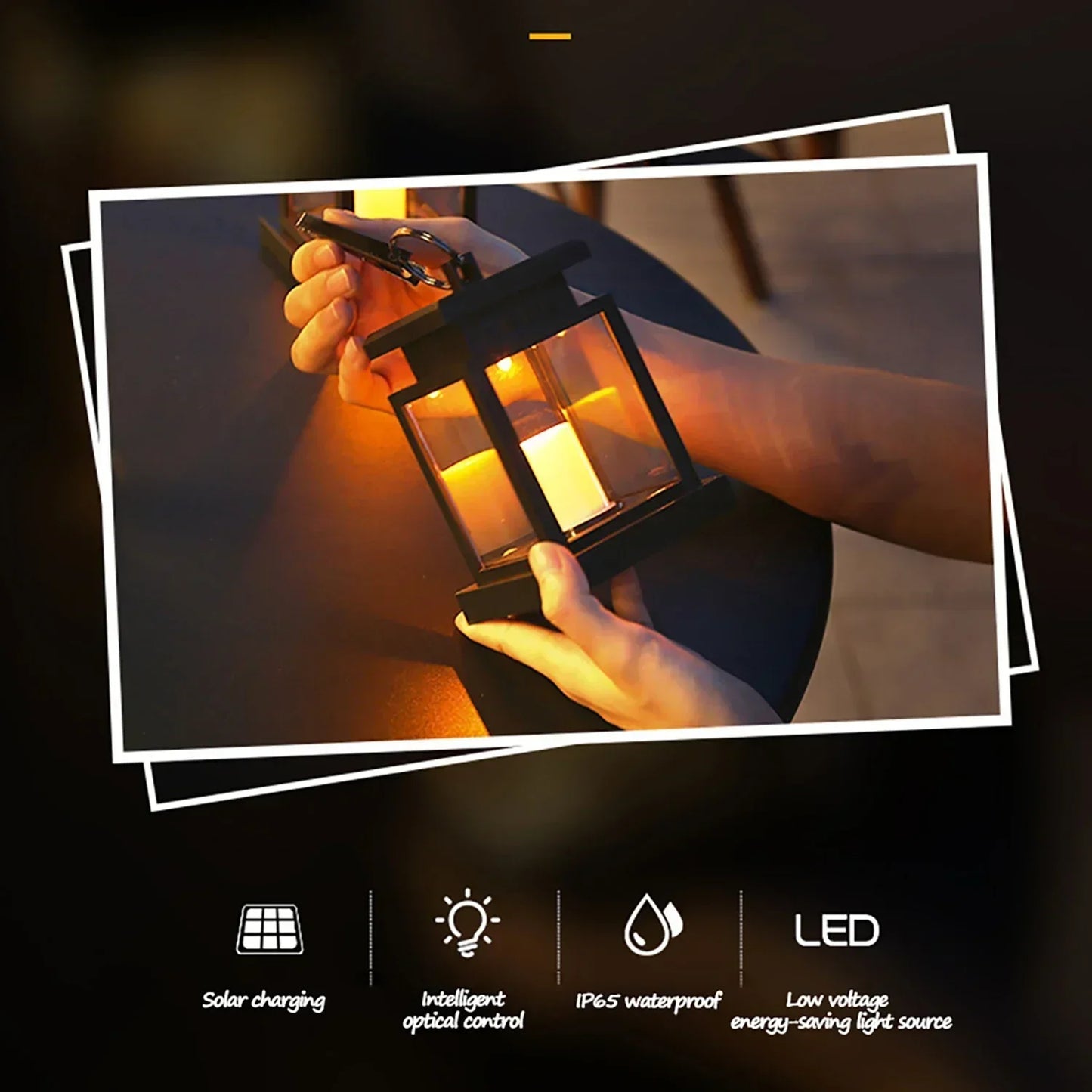 SolarGlow – LED Gartenlaterne mit wetterfestem Gehäuse | Brehn