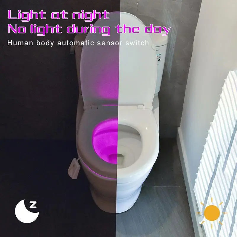 LED Toilettenlicht mit Bewegungssensor – Praktisches Geschenk