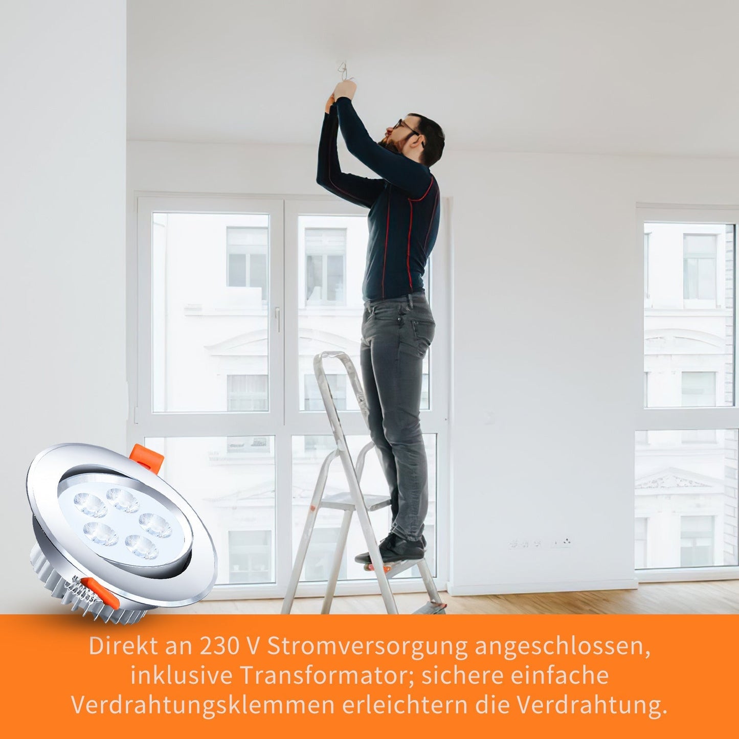 LED Einbaustrahler LED Spot 3W Kaltweiß/Warmweiß | Brehn