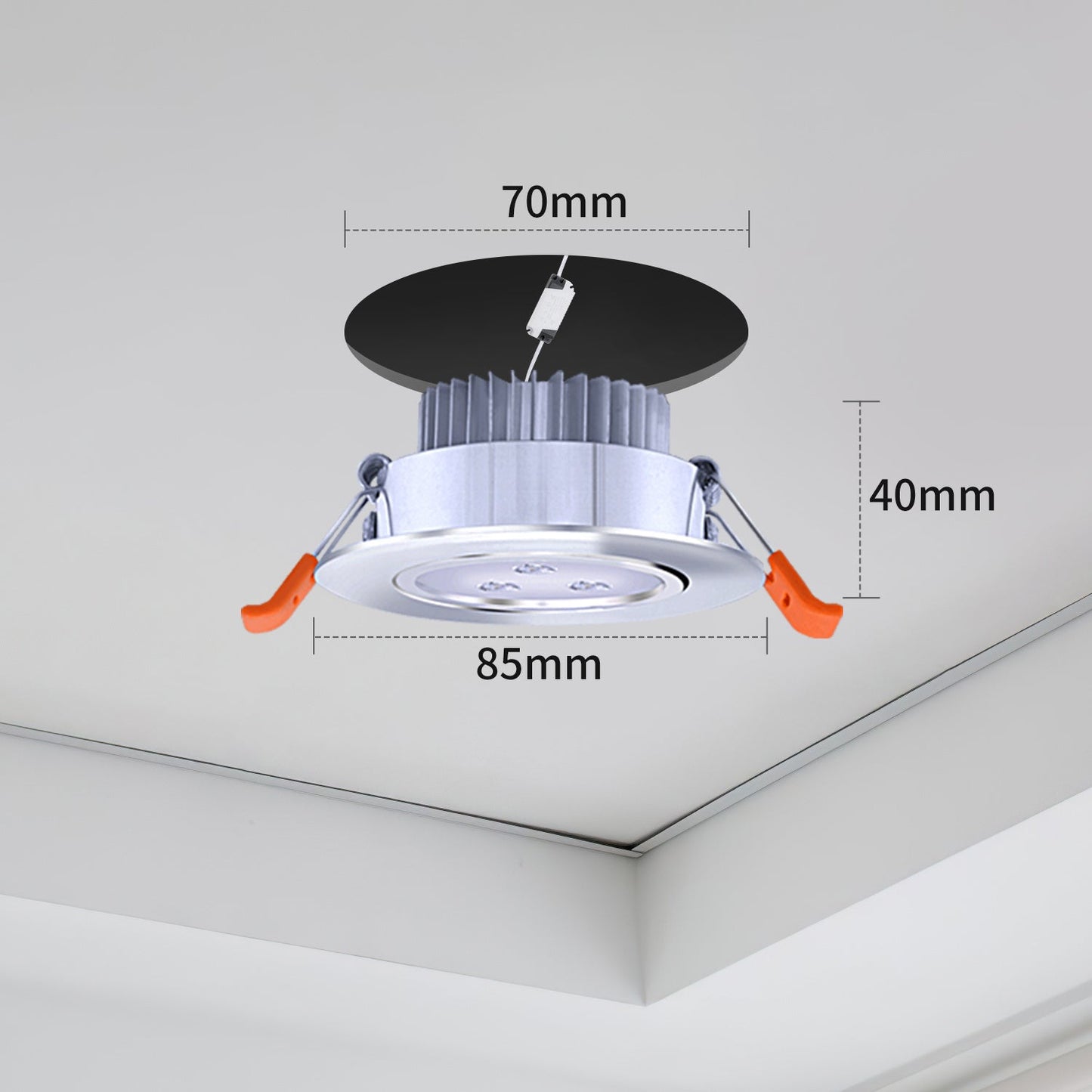 LED Einbaustrahler LED Spot 3W Kaltweiß/Warmweiß | Brehn