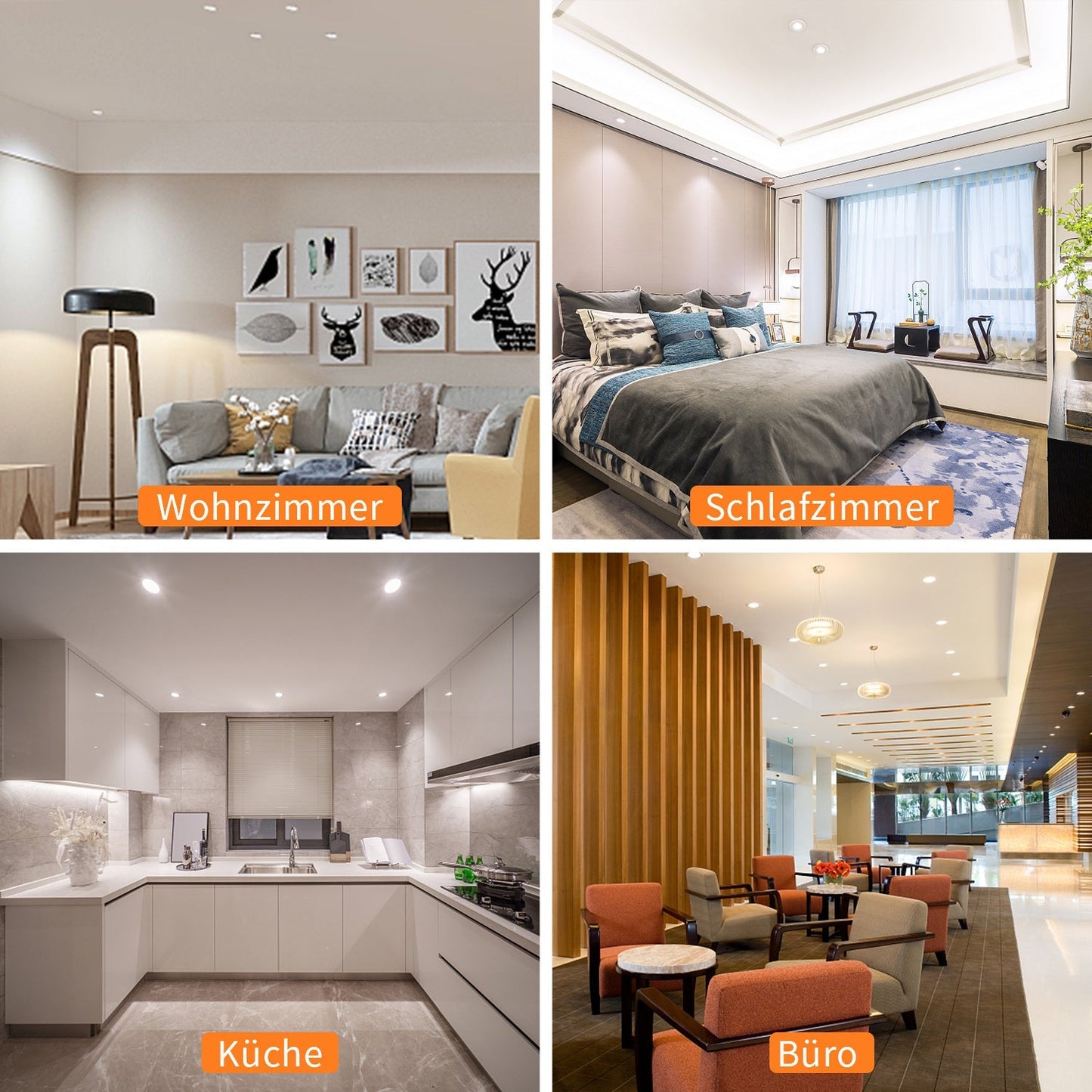 LED Einbaustrahler LED Spot 3W Kaltweiß/Warmweiß | Brehn