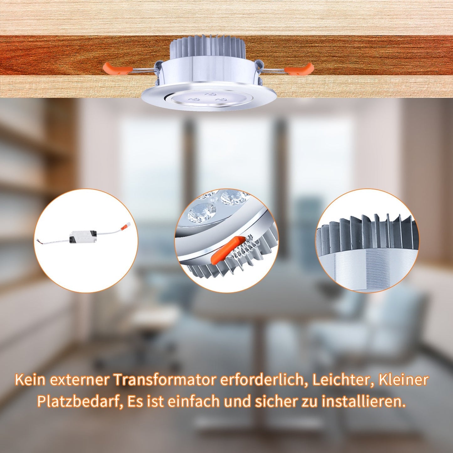 LED Einbaustrahler LED Spot 3W Kaltweiß/Warmweiß | Brehn