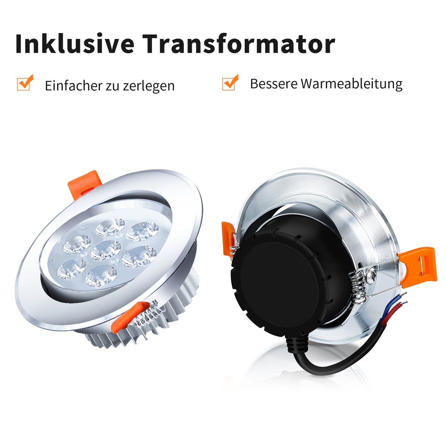 LED Einbaustrahler LED Spot 3W Kaltweiß/Warmweiß | Brehn
