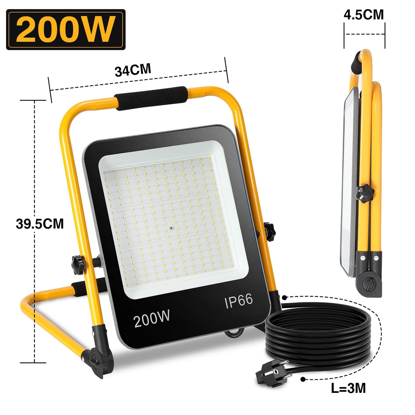 LED Baustrahler 50W-200W Kaltweiß IP66 | Brehn