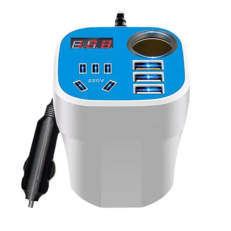 Auto montierter Becher Typ Inverter Konverter QC Ladegerät | Brehn