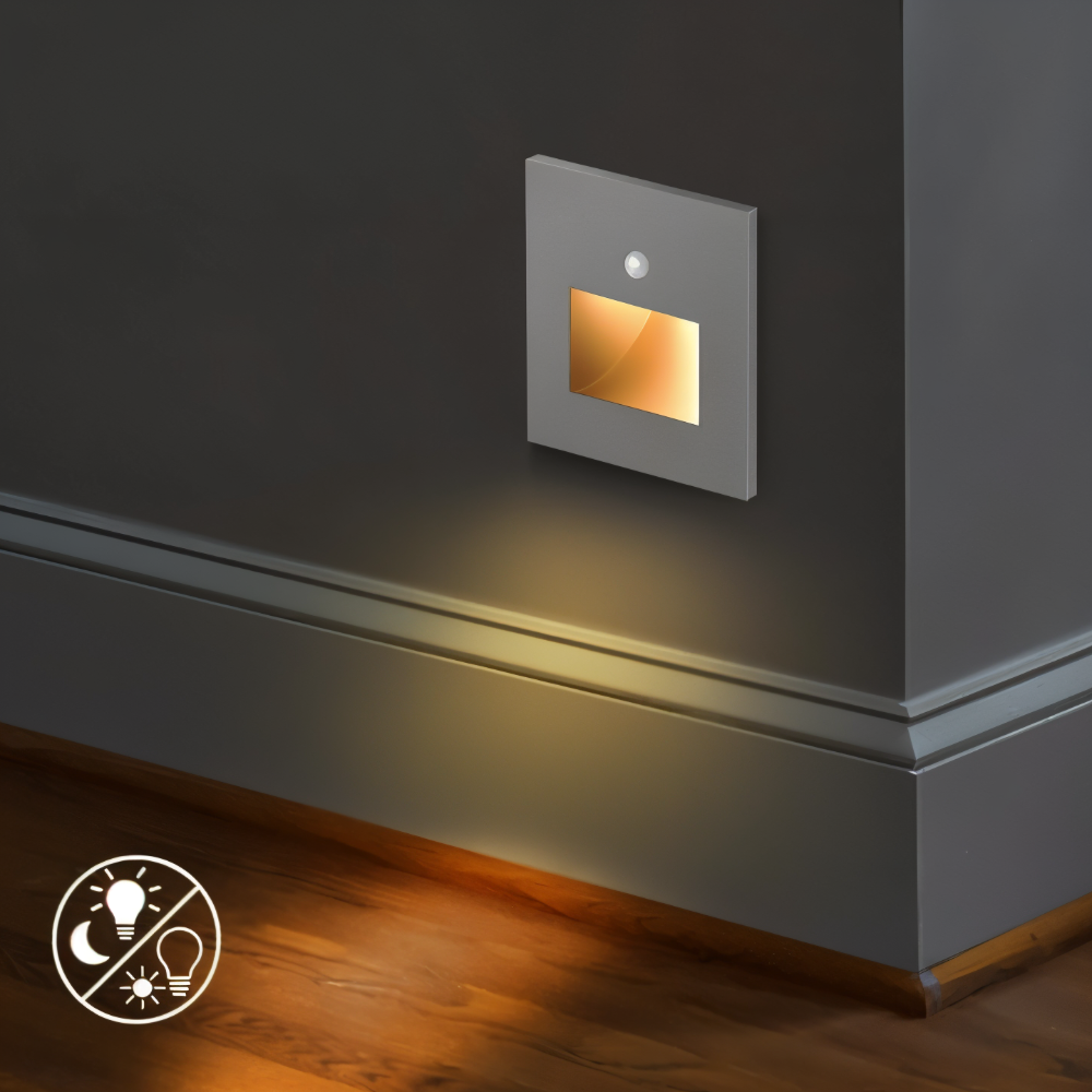 LED-Stufenleuchte für den Innenbereich mit Bewegungserkennung und stilvollen Farben