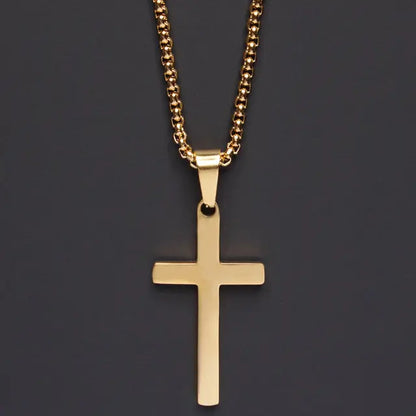 Klassische Kreuz Herren Halskette