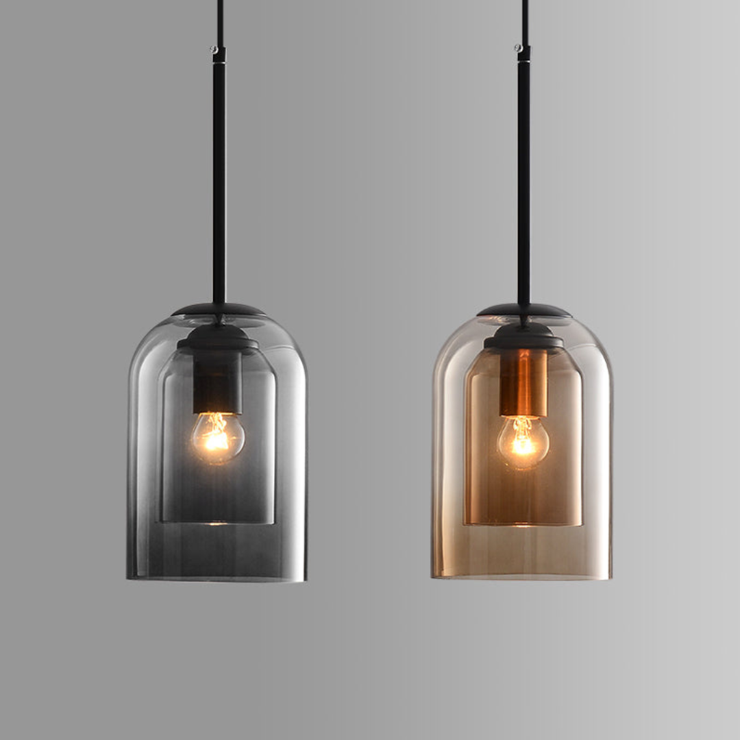 LuxeBeam Licht - Moderne Pendelleuchte aus doppeltem Glas | Brehn