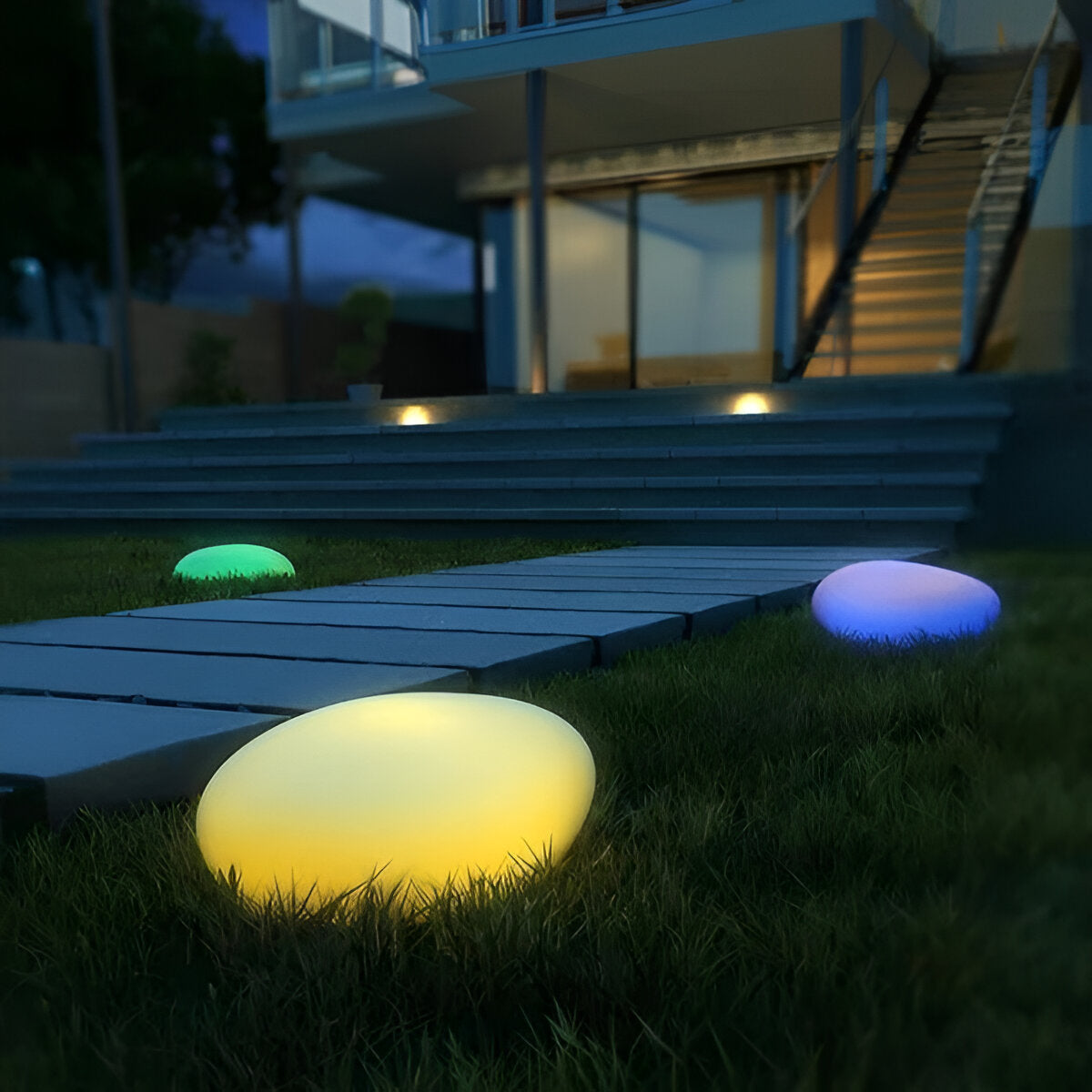 GlowStone – Kopfsteinpflaster Gartenlicht