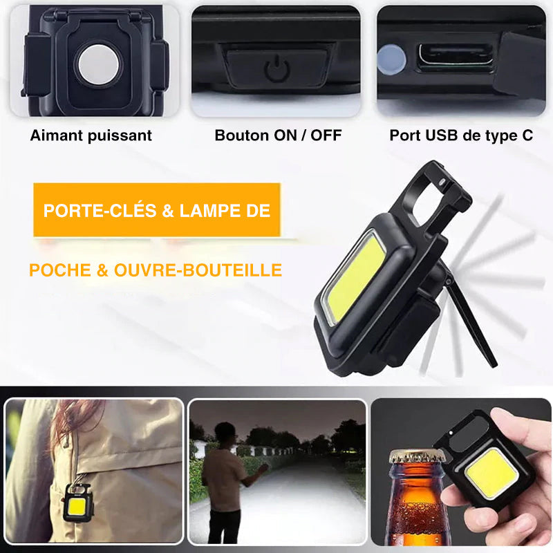 Tragbare multifunktionale wiederaufladbare Notlampe | Brehn