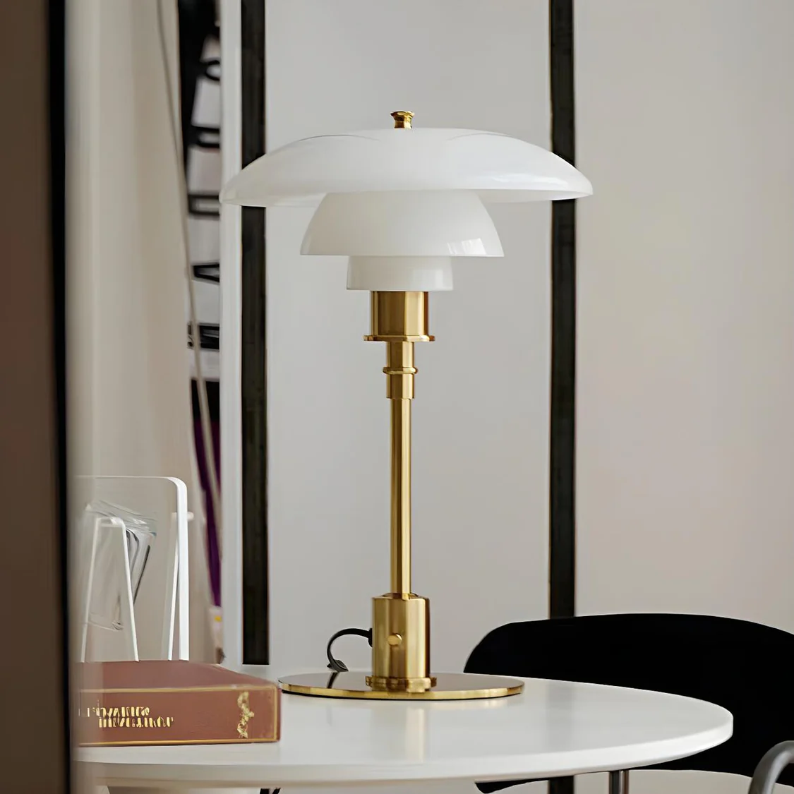 Nordische Glas Tischlampe – Minimalistische LED-Lampe für zu Hause | Brehn