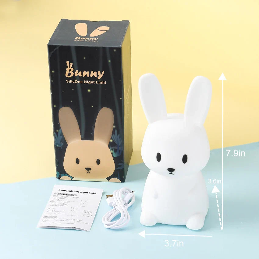 LED Nachtlicht für Kinder – Dimmbare Nachtlampe mit -Design, USB Aufladbar, Berührungssteuerung | Brehn