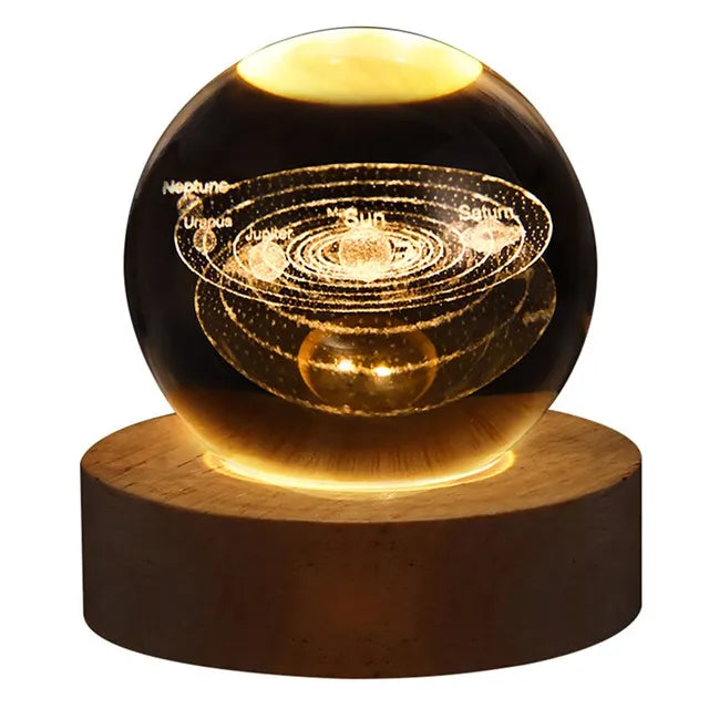 Solar-System Tischlampe – LED Leuchte mit Planeten Design für Wohnräume | Brehn
