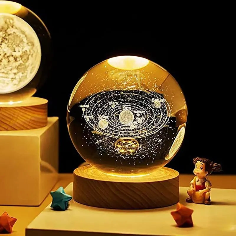 Solar-System Tischlampe – LED Leuchte mit Planeten Design für Wohnräume | Brehn