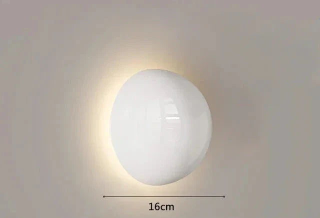Moderne LED-Wandleuchte im nordischen Stil - Energiesparende Wandlampe für Wohnzimmer und Schlafzimmer | Brehn