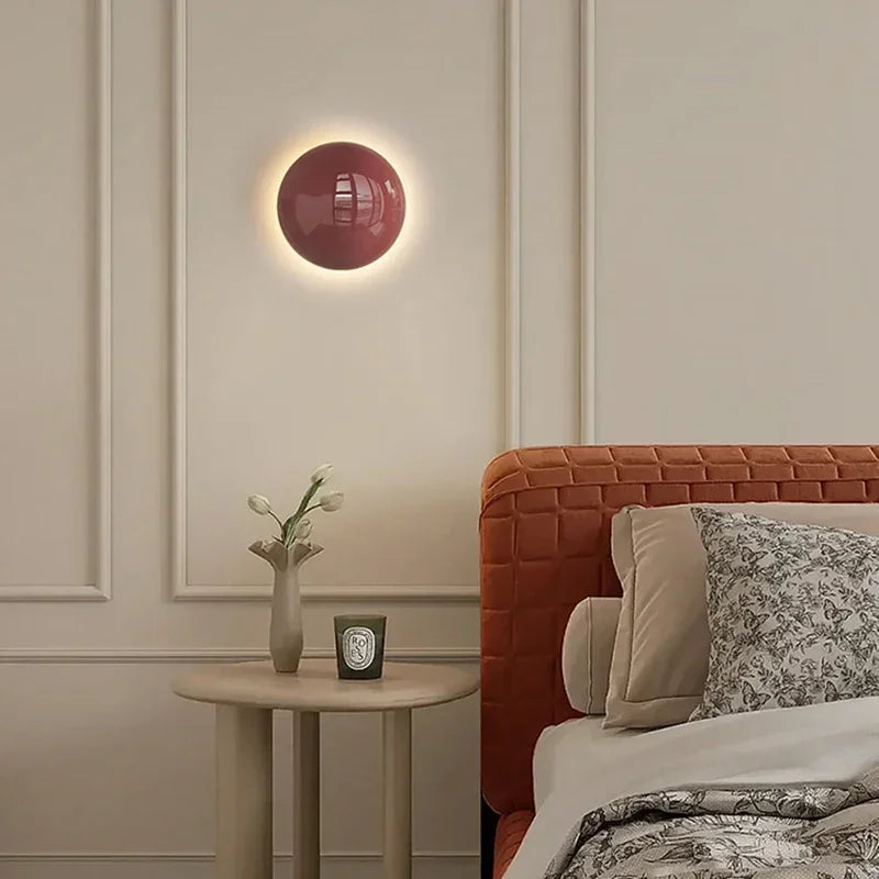 Moderne LED-Wandleuchte im nordischen Stil - Energiesparende Wandlampe für Wohnzimmer und Schlafzimmer | Brehn