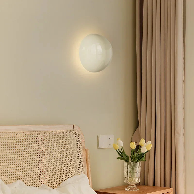 Moderne LED-Wandleuchte im nordischen Stil - Energiesparende Wandlampe für Wohnzimmer und Schlafzimmer | Brehn