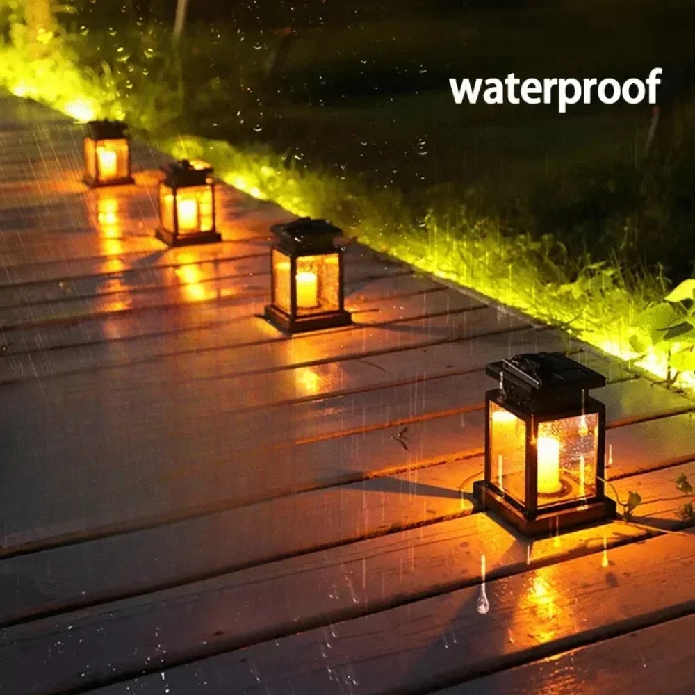 Brehn | Sonnenlampe - SolarPaleis - Wasserdicht - Flackernde Kerze