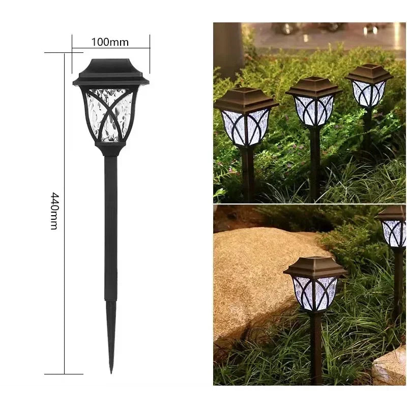 LED Solar Gartenleuchten – Dekorative Solarbetriebene Rasenlichter für Außenwege | Brehn
