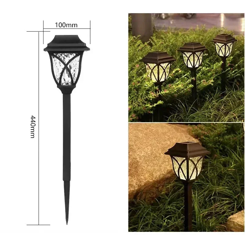 LED Solar Gartenleuchten – Dekorative Solarbetriebene Rasenlichter für Außenwege | Brehn