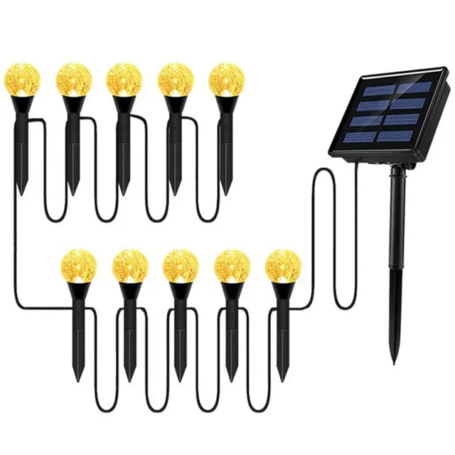 Verzaubernde Solar Globuslichter für Garten und Balkon