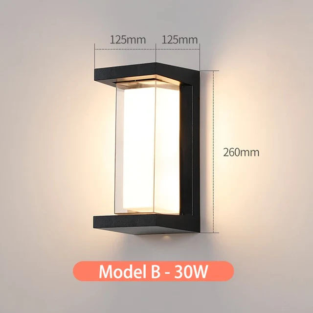 Stylische Wetterfeste Außenwandlampe