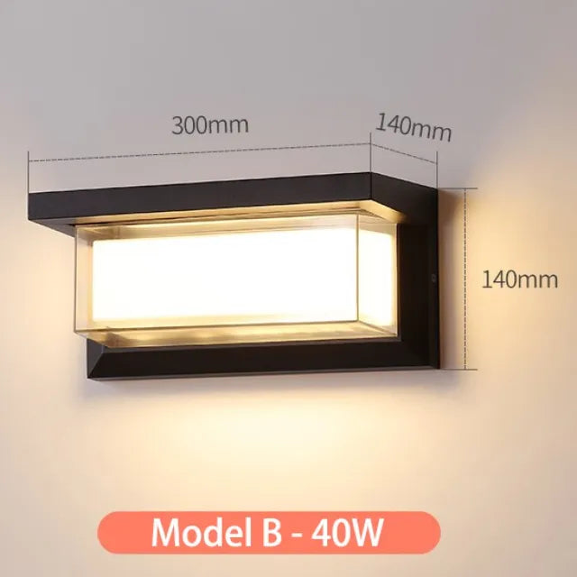 Stylische Wetterfeste Außenwandlampe