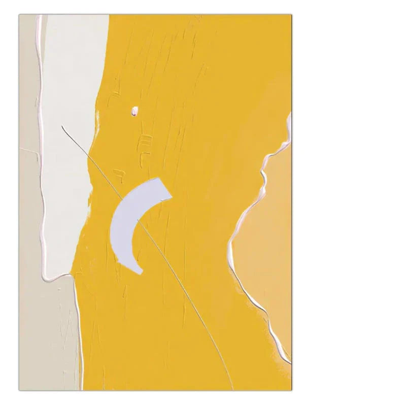Zitronen Gelb Abstrakte Wandkunst Feinart Leinwanddrucke Moderne Minimalistische Bunte Nordische Bilder Für Wohnzimmer Schlafzimmer Kunst Dekor