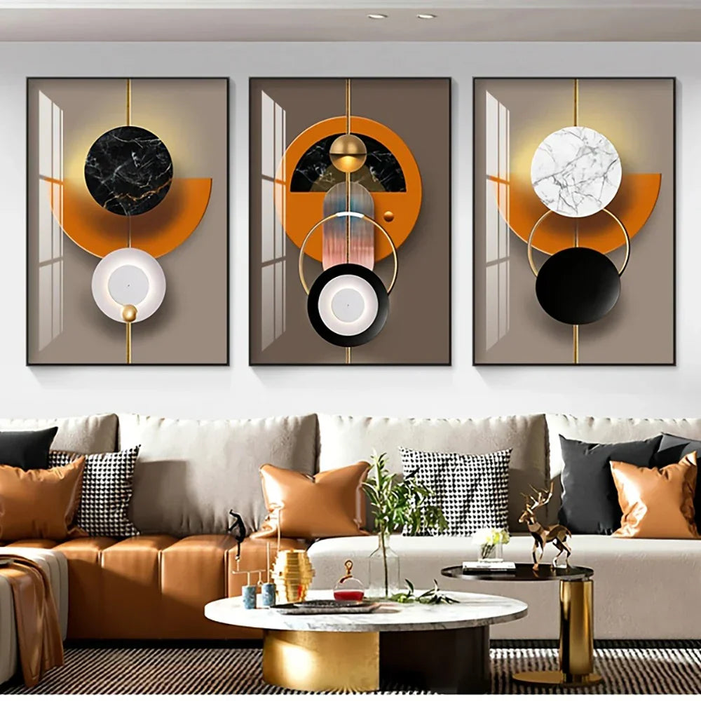 Leichte Luxus Abstrakte Himmlische Geometrie Wandkunst Fine Art Leinwanddrucke Moderne Ästhetik Bilder Für Wohnzimmer Esszimmer Home Office Dekor
