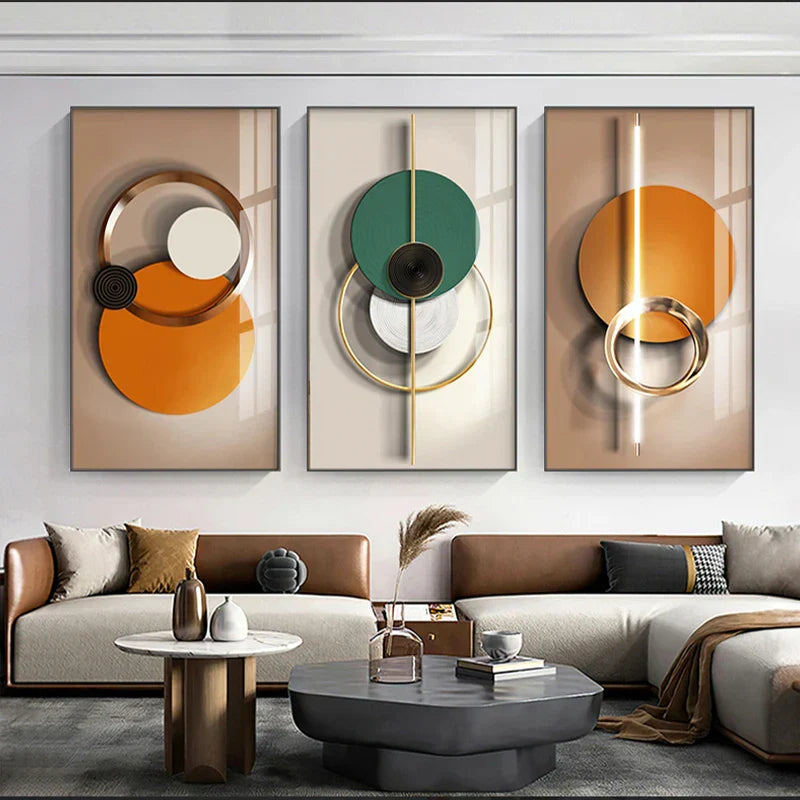 Leichte Luxus Moderne Ästhetik Sonne & Mond Wandkunst Feine Kunst Leinwanddrucke Bilder Für Wohnzimmer Esszimmer Home Office Innendekor