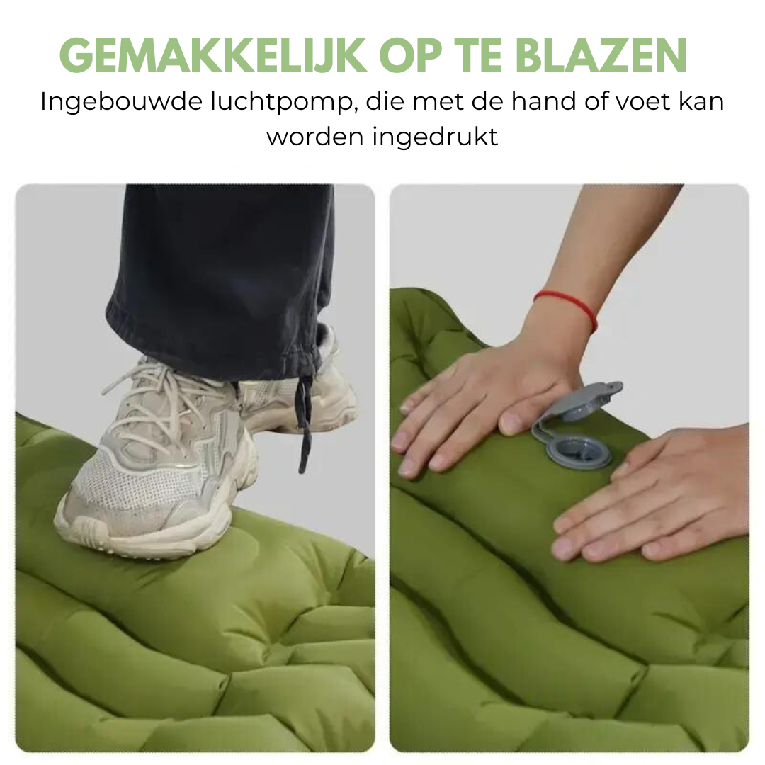 Brehn | Schlafmatte - Camping - Eingebauter Pump