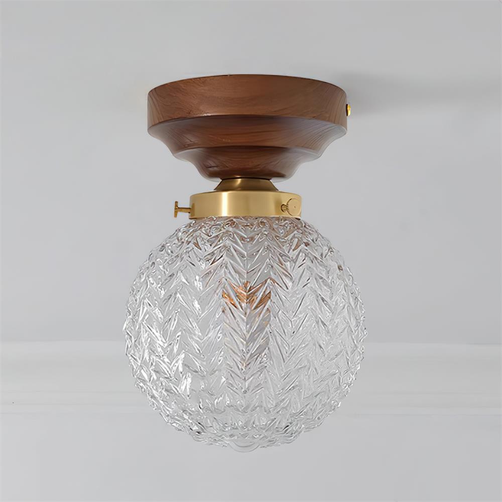 Brehn | Retro Kristallglas Deckenlampe