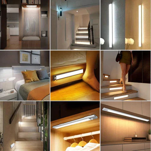 Brehn | Lumilux Kabellose LED Lampe mit Sensor und Drei Lichtfarben