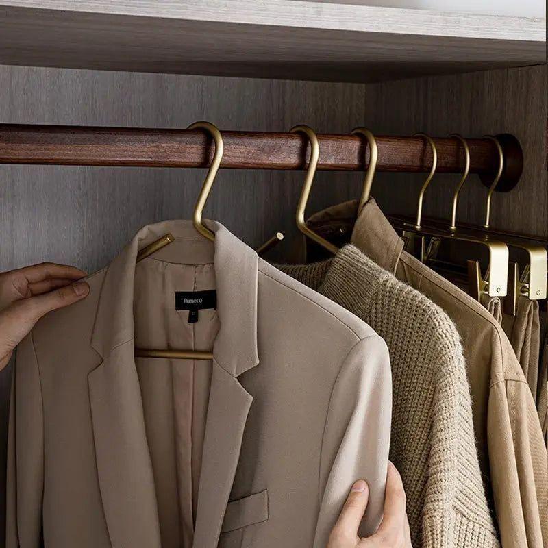 Brehn | Luxus Anzug matte Kleiderbügel Set 4 plus 1