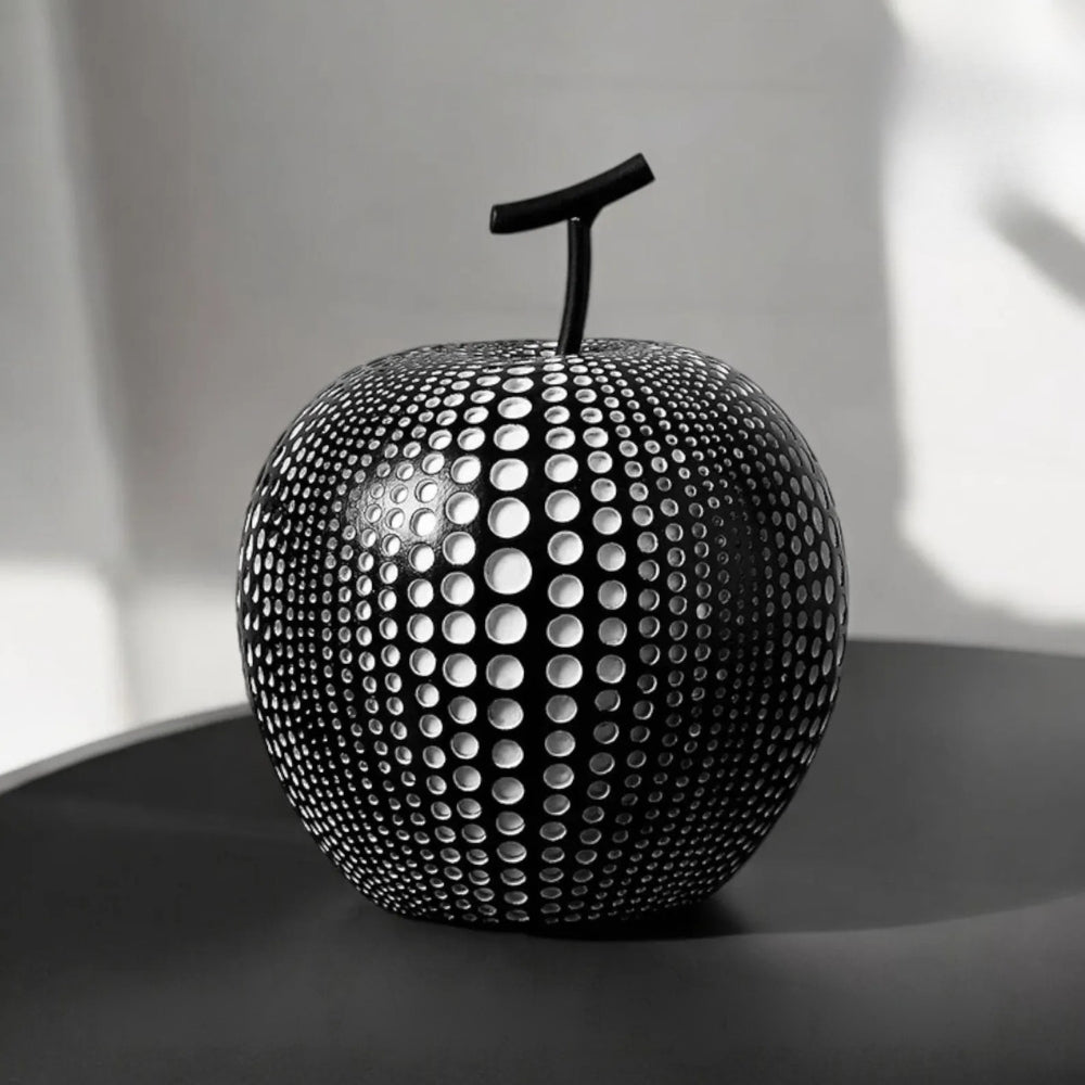 Punktmuster Apfel Skulptur | Brehn