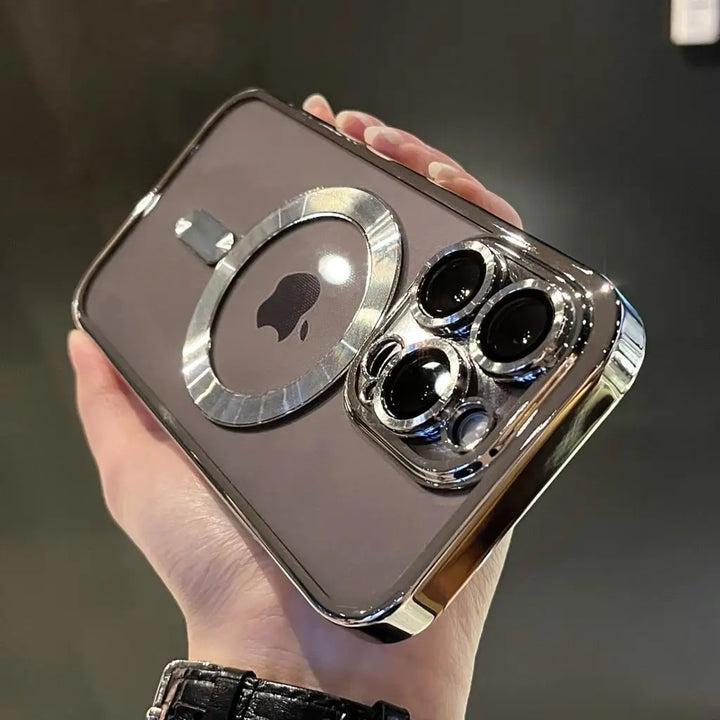 Brehn | Plating Clear Soft Magnetic Case für iPhone