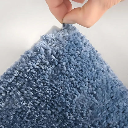 Luxuriöse, saugfähige, rutschfeste Plüsch-Badematte