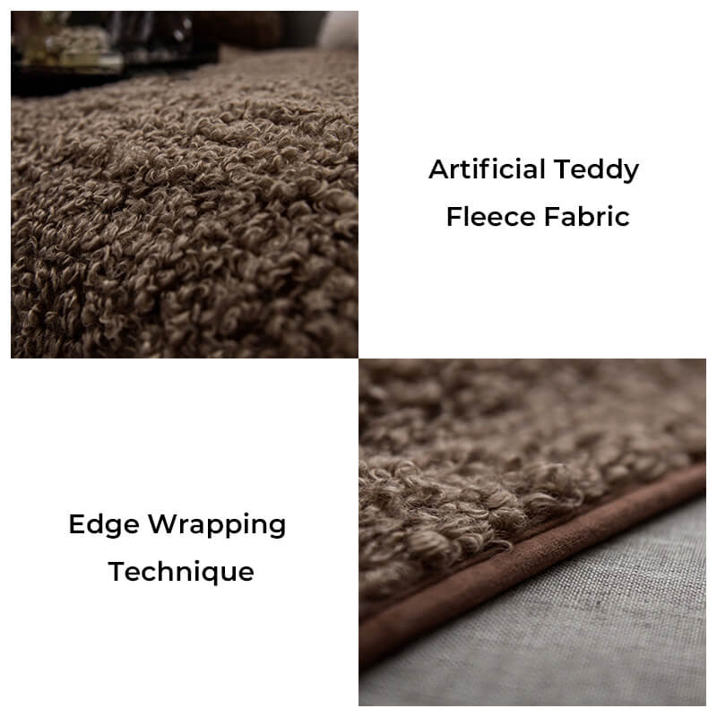 Brehn | Luxus Warmes Fleece Möbel Schutzmatte Rutschfeste Sofa Abdeckung