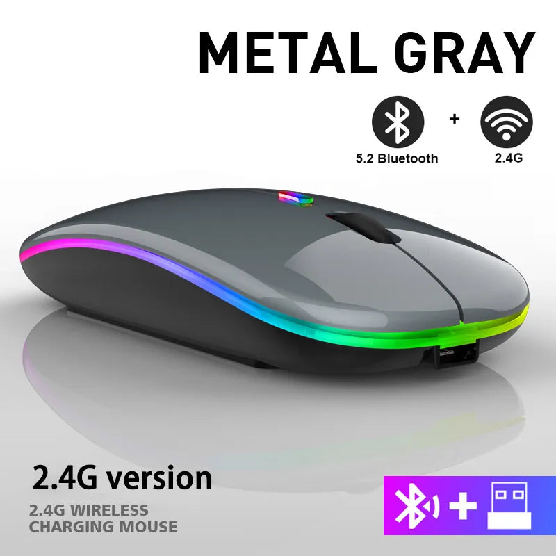 Brehn | Eindhoven Drahtlose LED-Maus | Wiederaufladbare Bluetooth-Maus