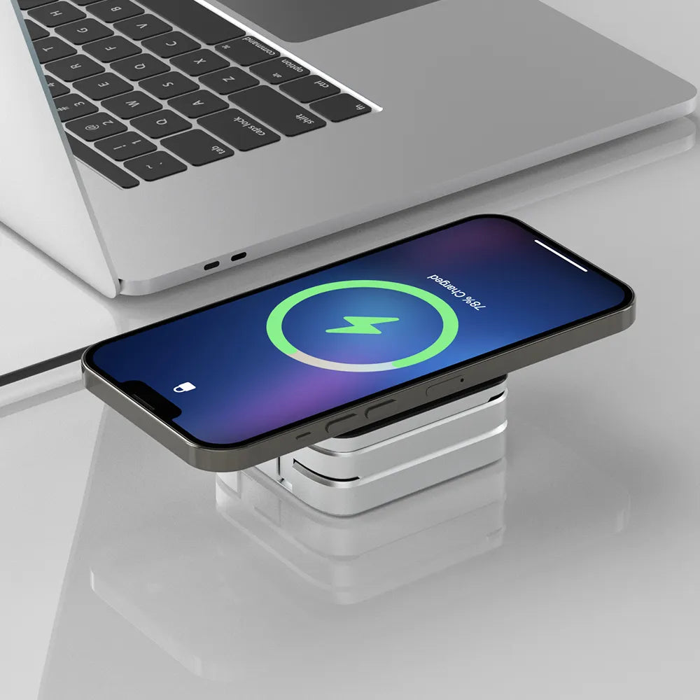 PowerFlex 3-in-1 Ladegerät - Magnetisch & Zusammenklappbar Ladegerät Brehn