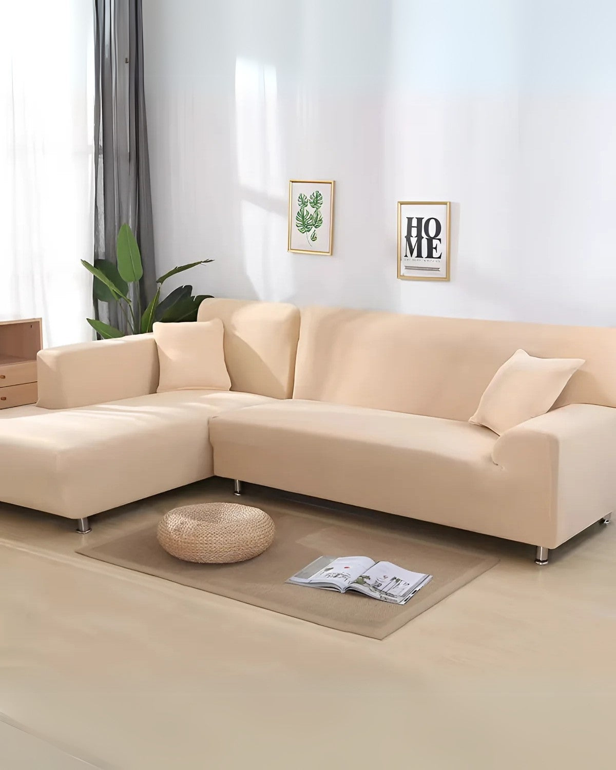 Eleganter modularer Sofabezug mit flexibler Anordnungsmöglichkeit