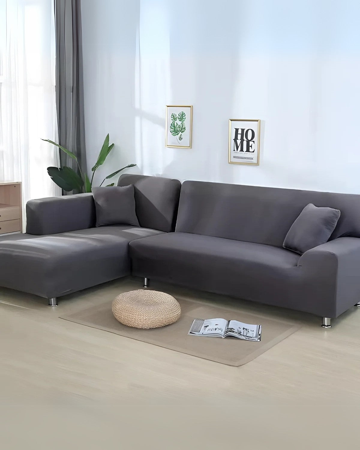 Eleganter modularer Sofabezug mit flexibler Anordnungsmöglichkeit