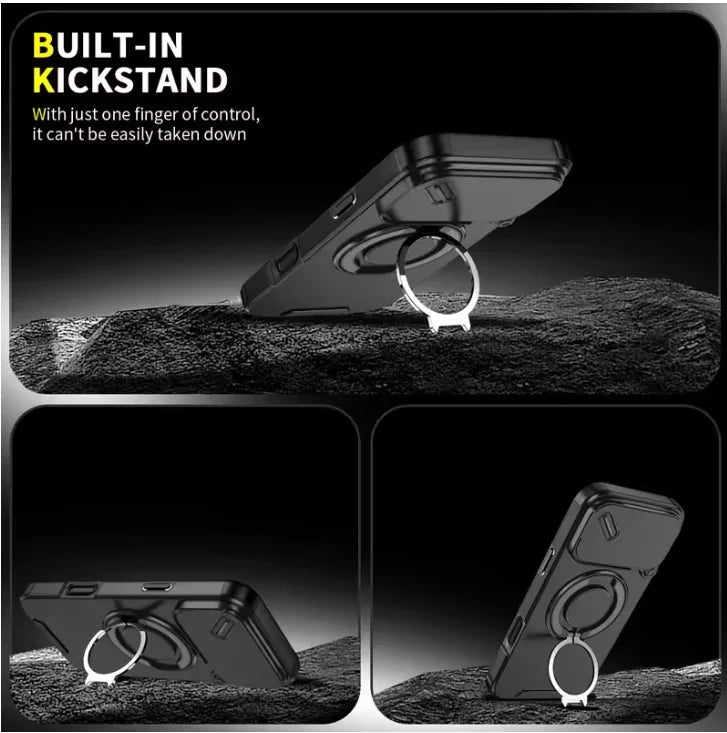 Robuste magnetische Schutzhülle mit Ständer für iPhone 17-Serie