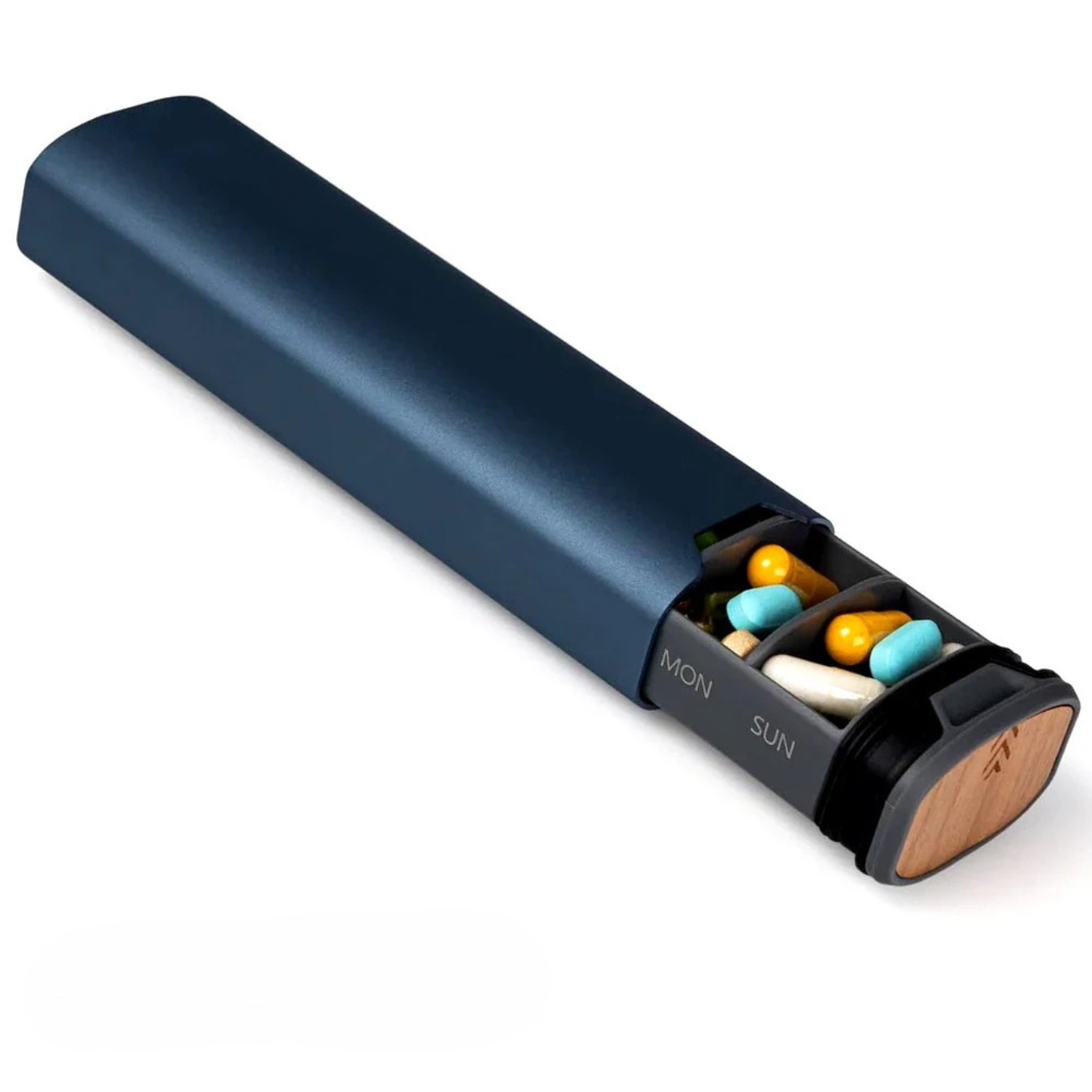 Auslaufsichere 7-Tage-Pillendose mit Schnappverschluss