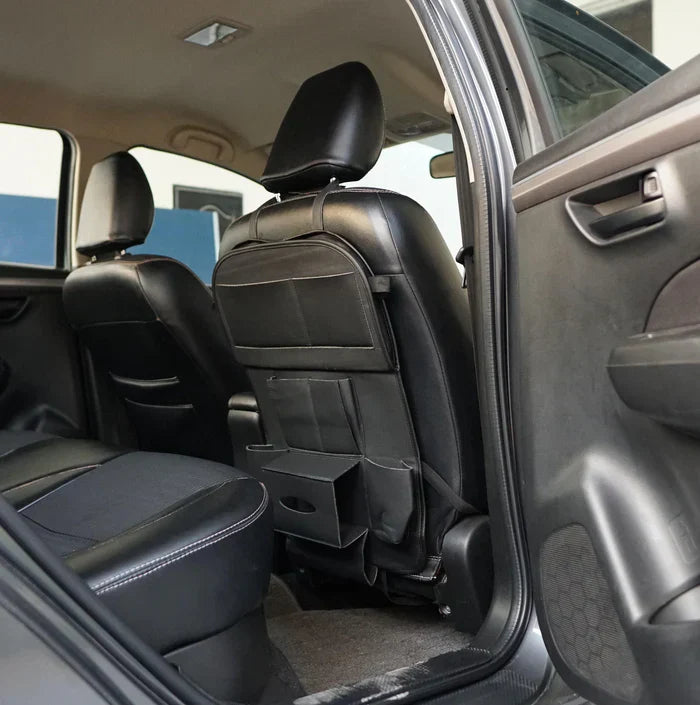 Brehn | LuxuraDrive Elite Rücksitzorganizer | Stilvolle Aufbewahrungslösung für einen ordentlichen Innenraum