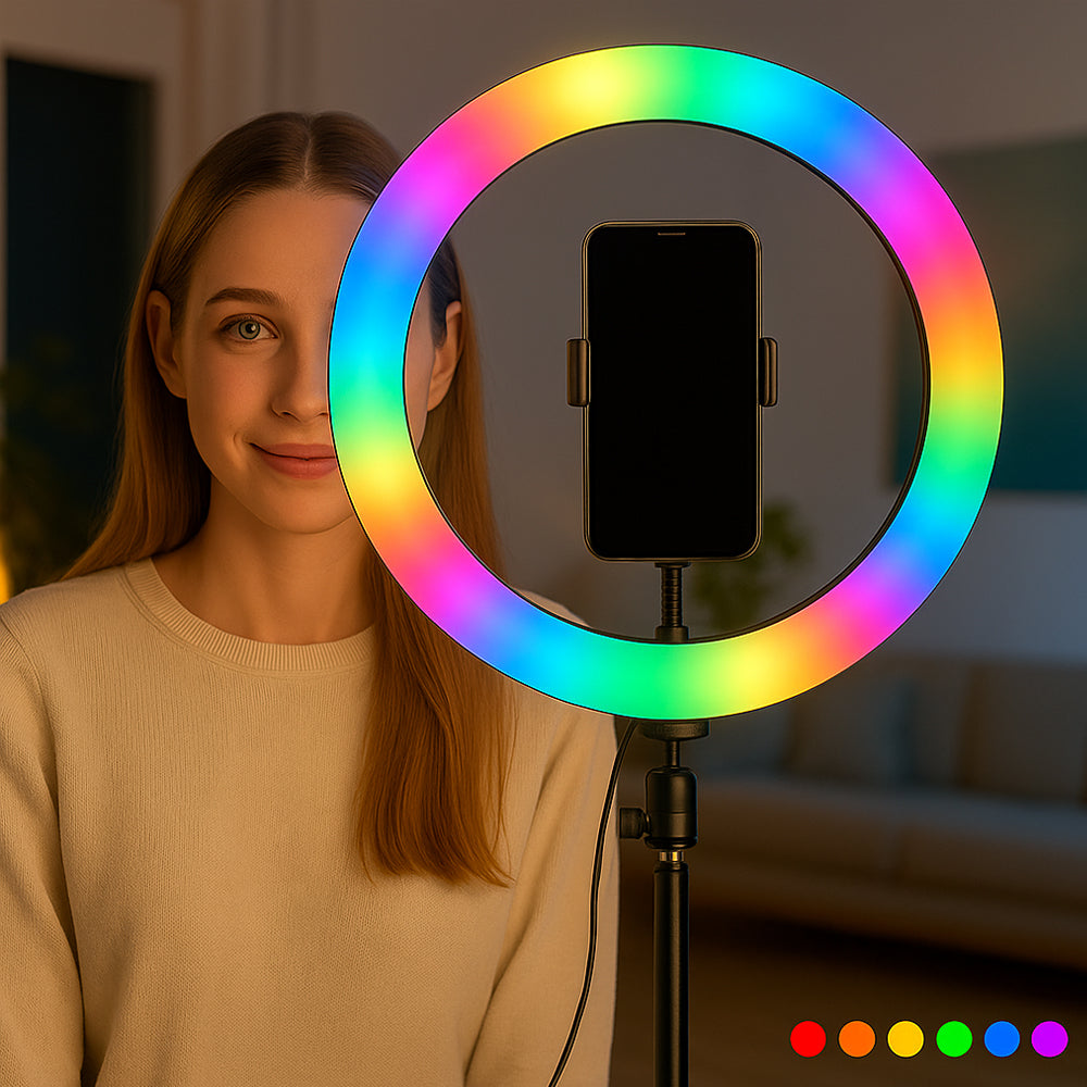Ring Light RGB – 15 Licht­kombinationen – MJ30 | Brehn
