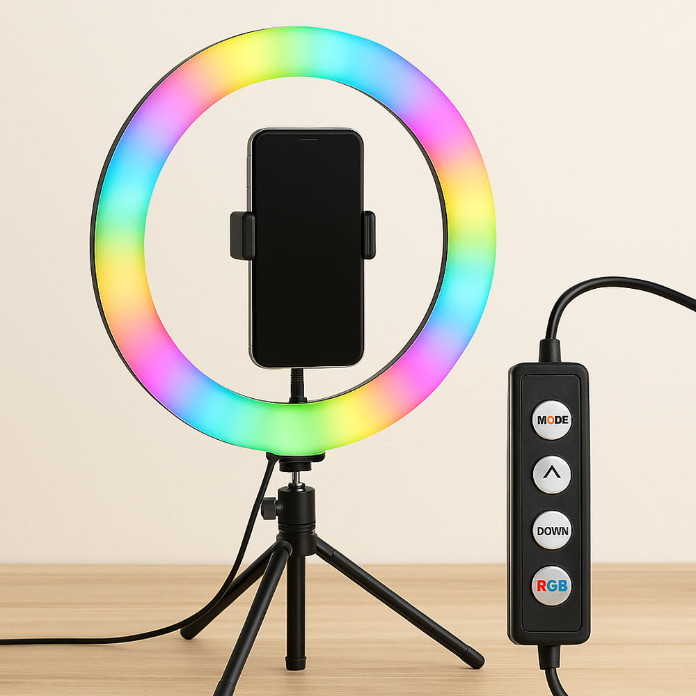 Ring Light RGB – 15 Licht­kombinationen – MJ30 | Brehn